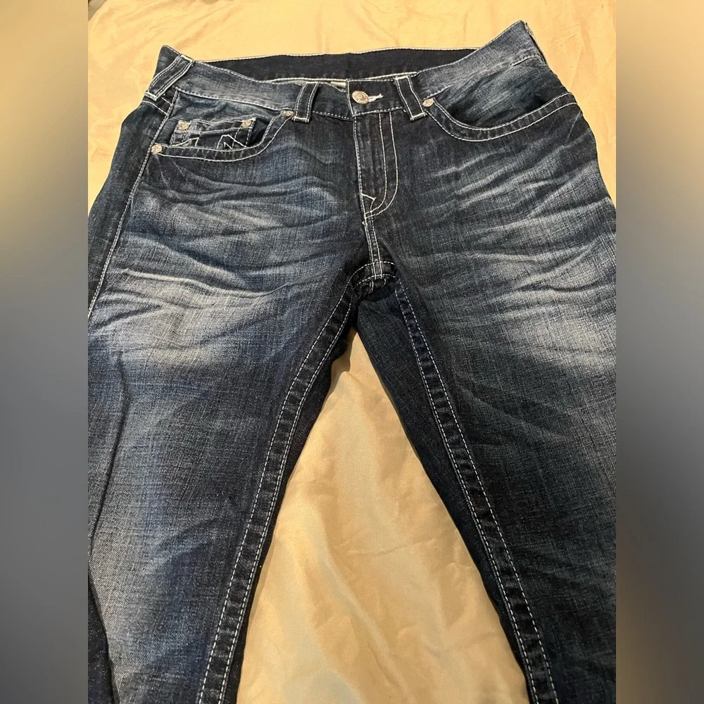 NWOT True Religion Straight Jeans Size 33